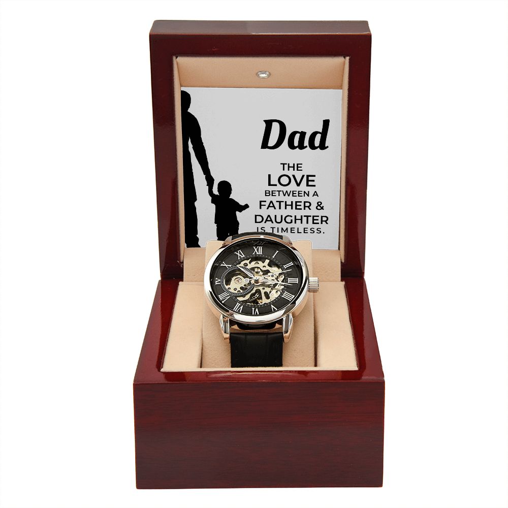 Gift For Dad From Daughter | Father and Daughter Men's Watch 0670T3