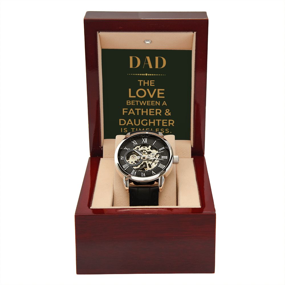 Gift For Dad From Daughter | Father and Daughter Men's Watch 0670T1