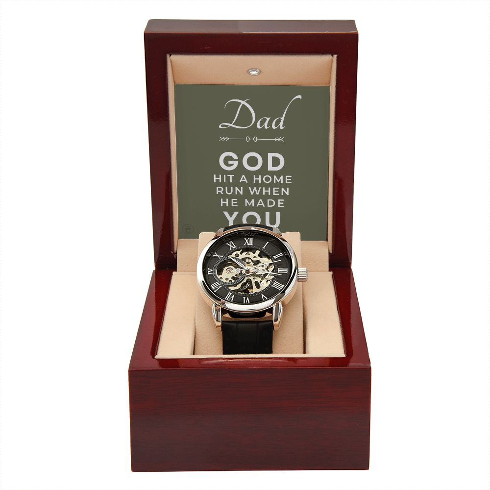 Gift For Dad | Home Run Men's Watch 0667T10