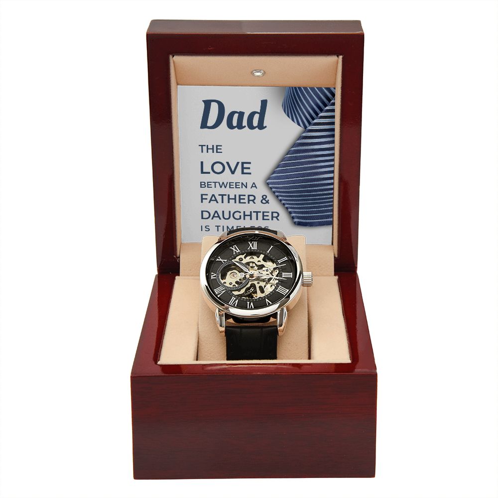 Gift For Dad From Daughter | Father and Daughter Men's Watch 0670T5