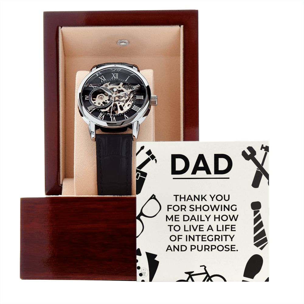 Gift For Dad | Thank You Men's Watch 0668T4