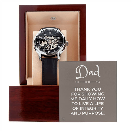 Gift For Dad | Thank You Men's Watch 0668T8