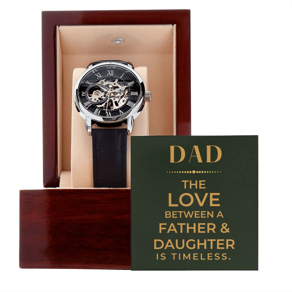 Gift For Dad From Daughter | Father and Daughter Men's Watch 0670T1