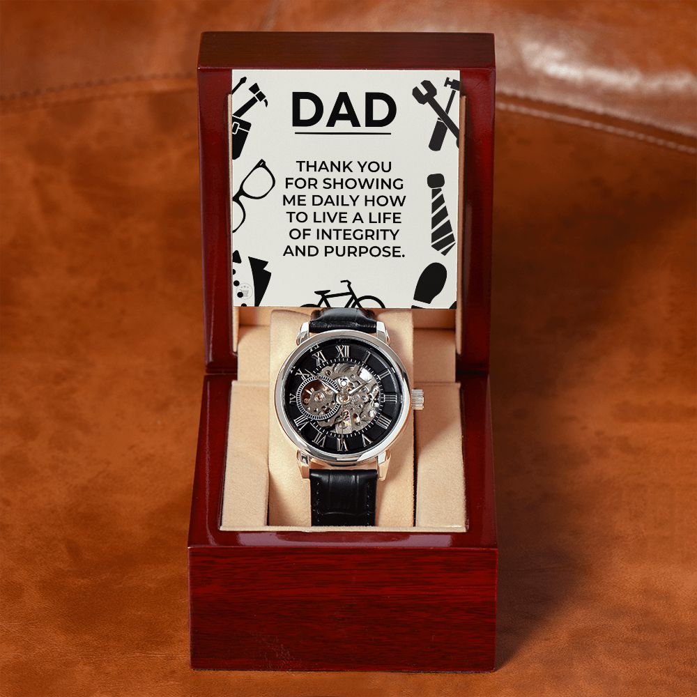 Gift For Dad | Thank You Men's Watch 0668T4