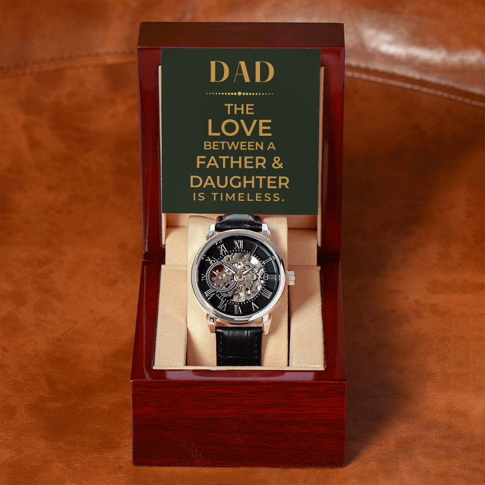 Gift For Dad From Daughter | Father and Daughter Men's Watch 0670T1