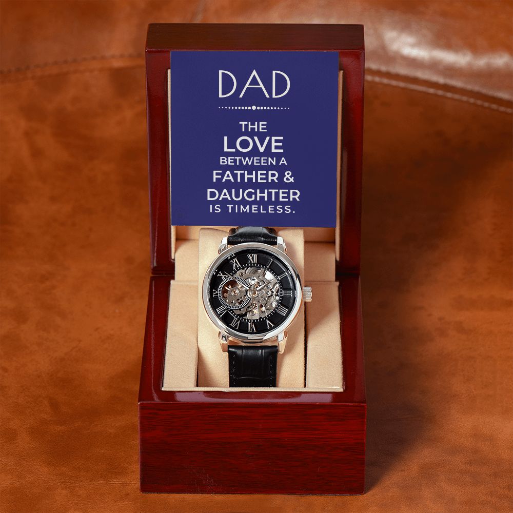 Gift For Dad From Daughter | Father and Daughter Men's Watch 0670T9
