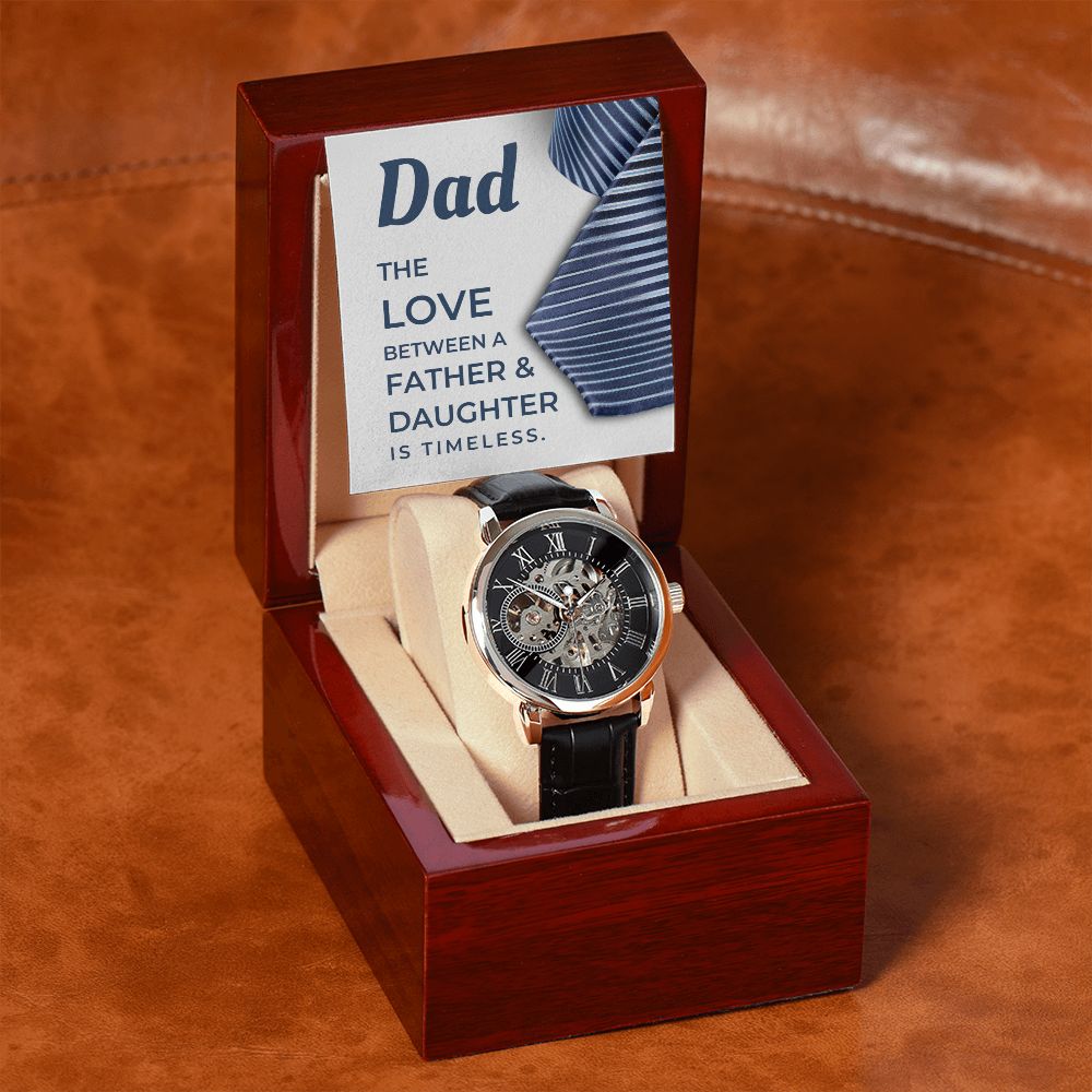 Gift For Dad From Daughter | Father and Daughter Men's Watch 0670T5
