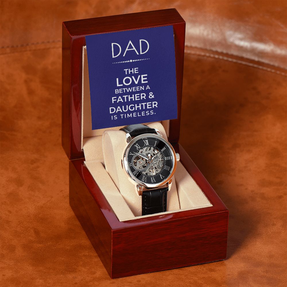 Gift For Dad From Daughter | Father and Daughter Men's Watch 0670T9