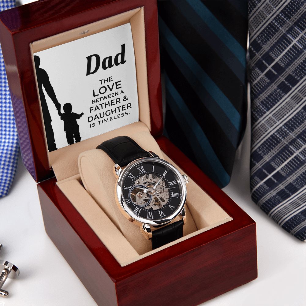 Gift For Dad From Daughter | Father and Daughter Men's Watch 0670T3