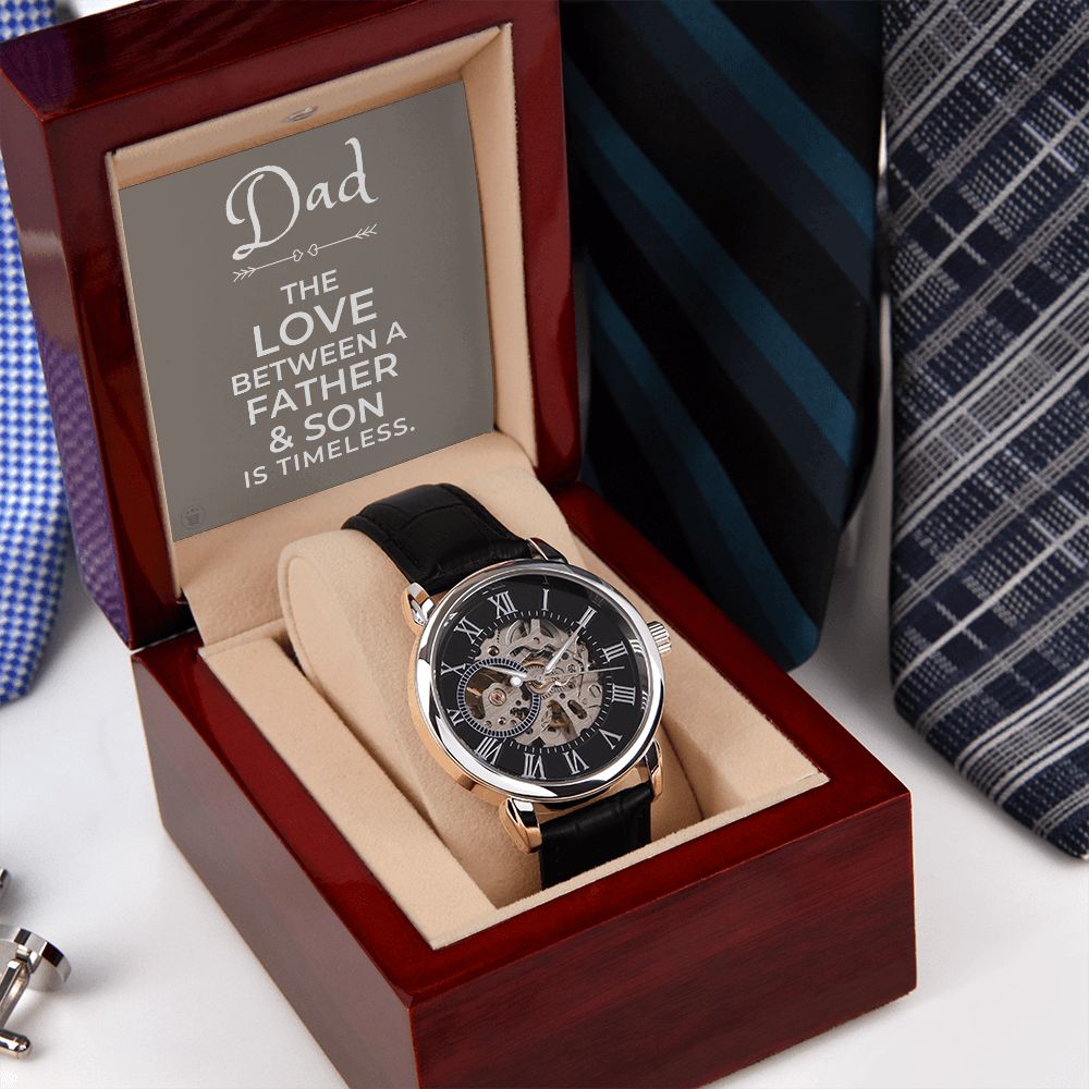 Gift For Dad From Son | Father and Son Men's Watch 0669T8