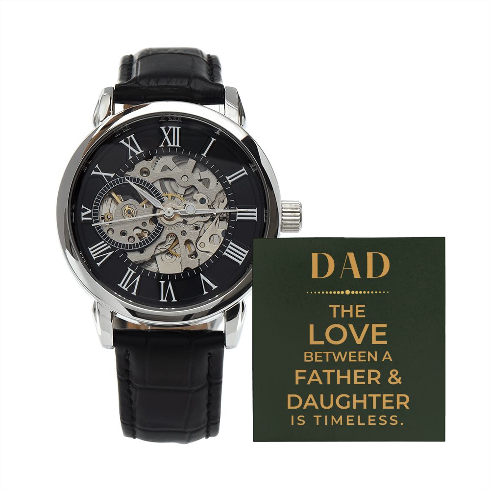 Gift For Dad From Daughter | Father and Daughter Men's Watch 0670T1