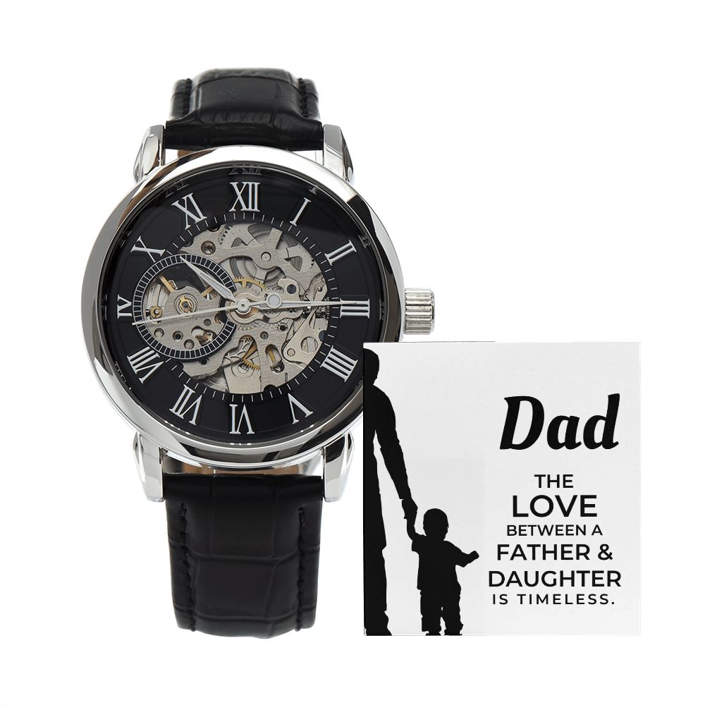 Gift For Dad From Daughter | Father and Daughter Men's Watch 0670T3