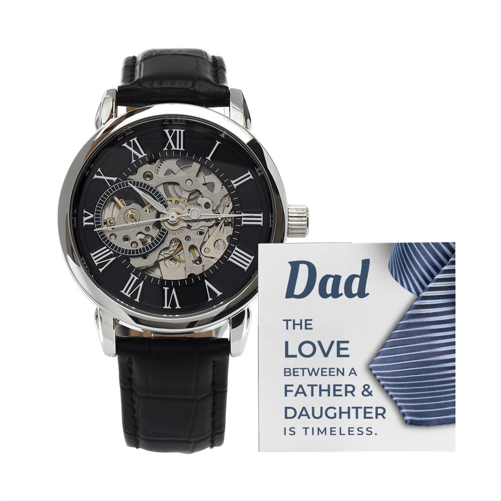 Gift For Dad From Daughter | Father and Daughter Men's Watch 0670T5