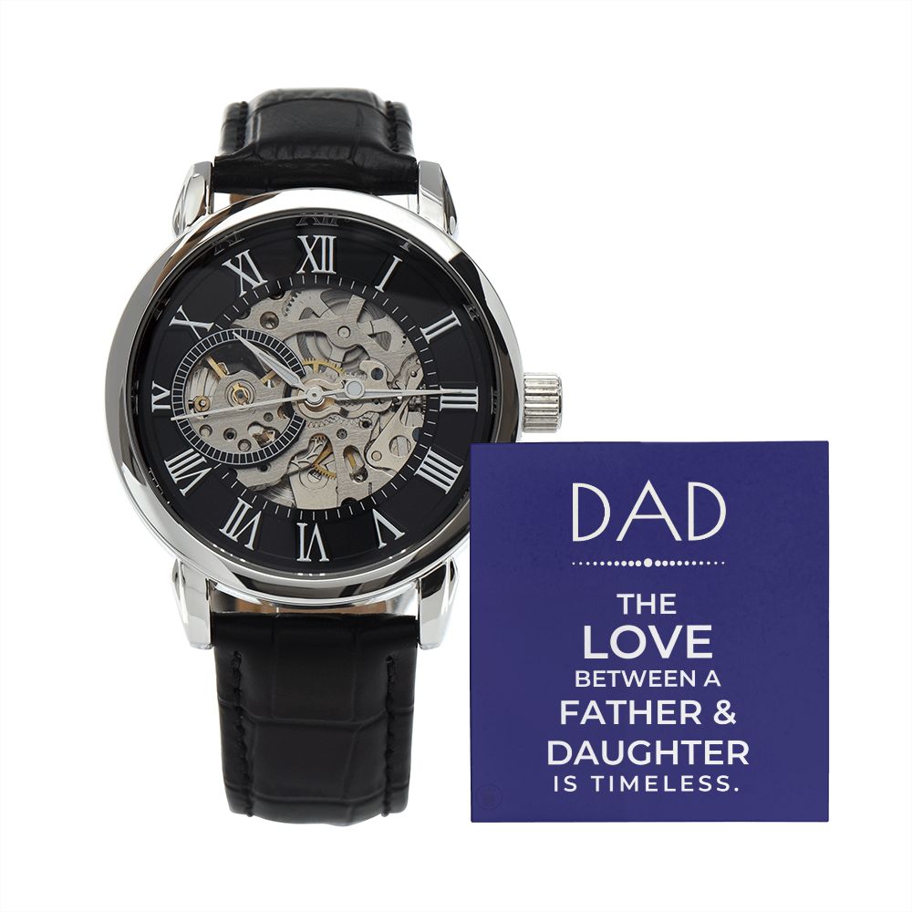 Gift For Dad From Daughter | Father and Daughter Men's Watch 0670T9