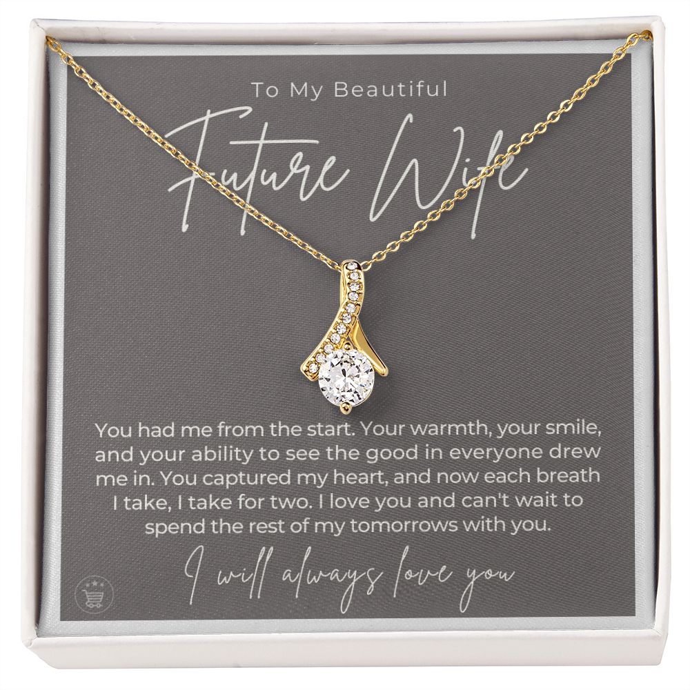 Future Wife, Mrs. Gift | Each Breath Necklace 0641T11