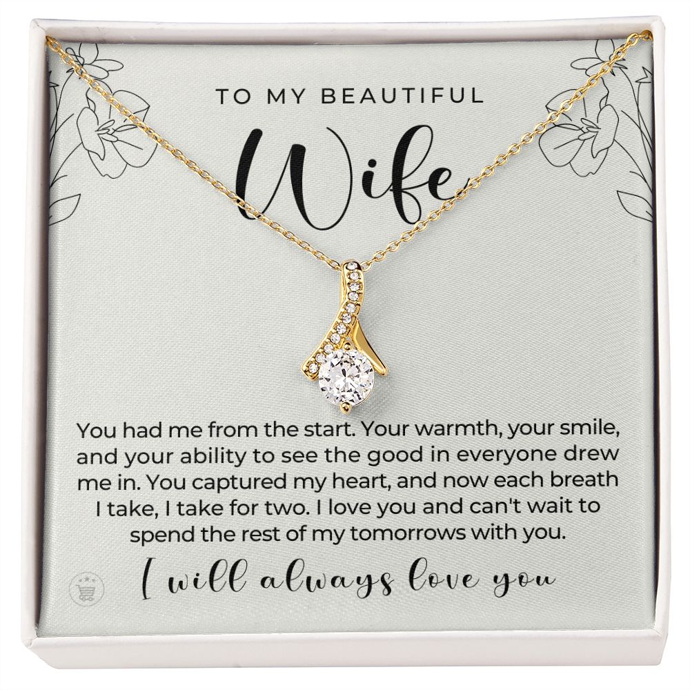 Gift For Wife | Each Breath Necklace 0642T8