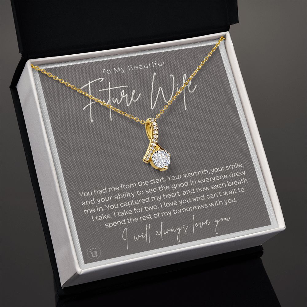 Future Wife, Mrs. Gift | Each Breath Necklace 0641T11