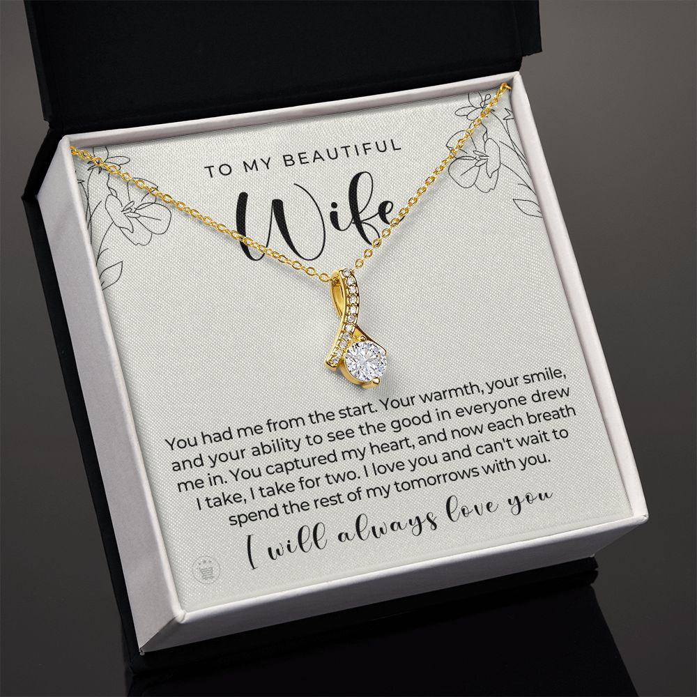 Gift For Wife | Each Breath Necklace 0642T8