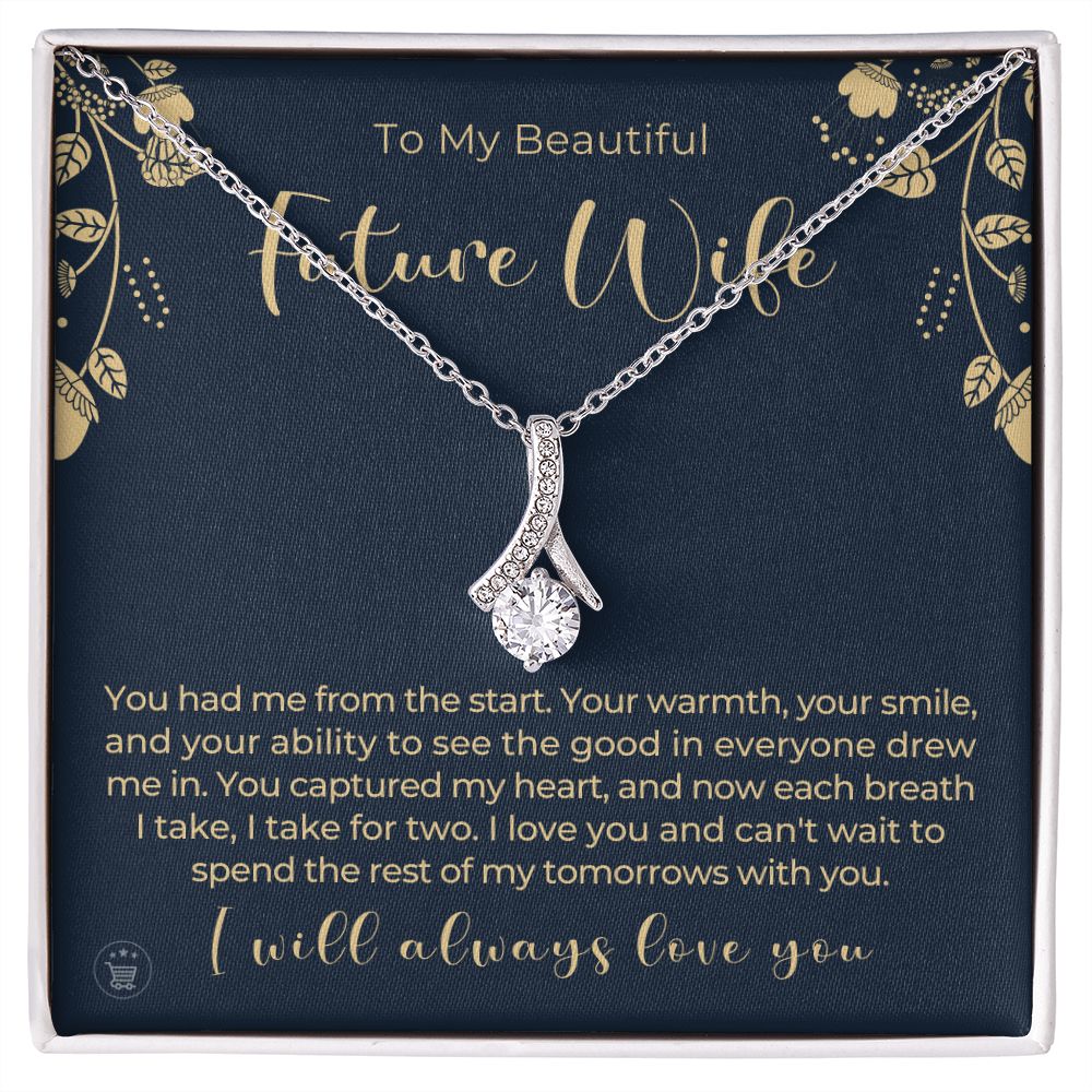 Future Wife, Mrs. Gift | Each Breath Necklace 0641T9