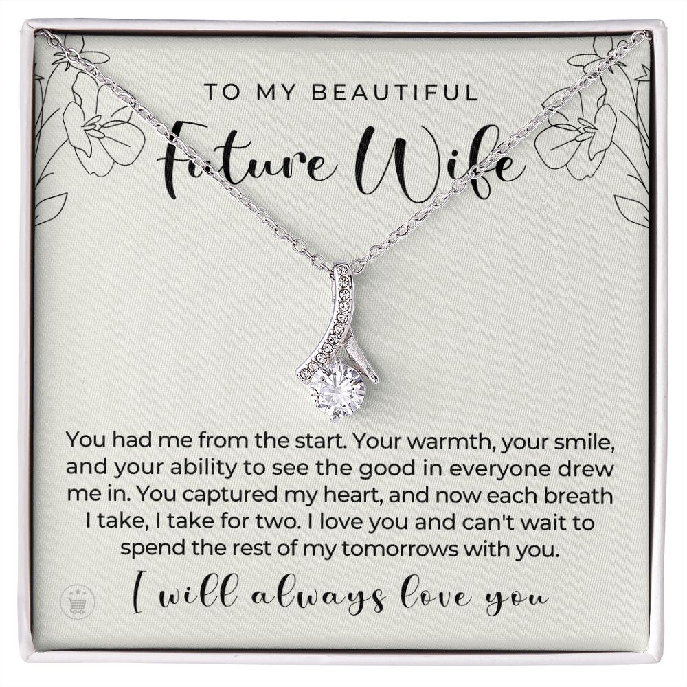 Future Wife, Mrs. Gift | Each Breath Necklace 0641T8
