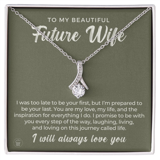 Future Wife, Mrs. Gift | Every Step Necklace 0644T10