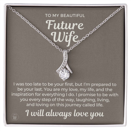 Future Wife, Mrs. Gift | Every Step Necklace 0644T2