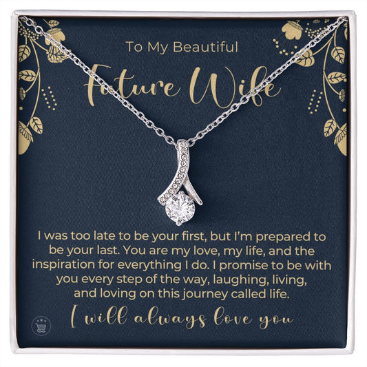 Future Wife, Mrs. Gift | Every Step Necklace 0644T9