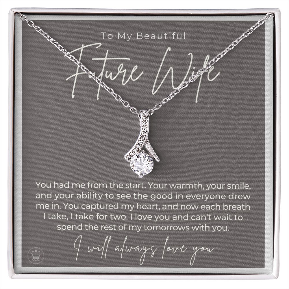Future Wife, Mrs. Gift | Each Breath Necklace 0641T11
