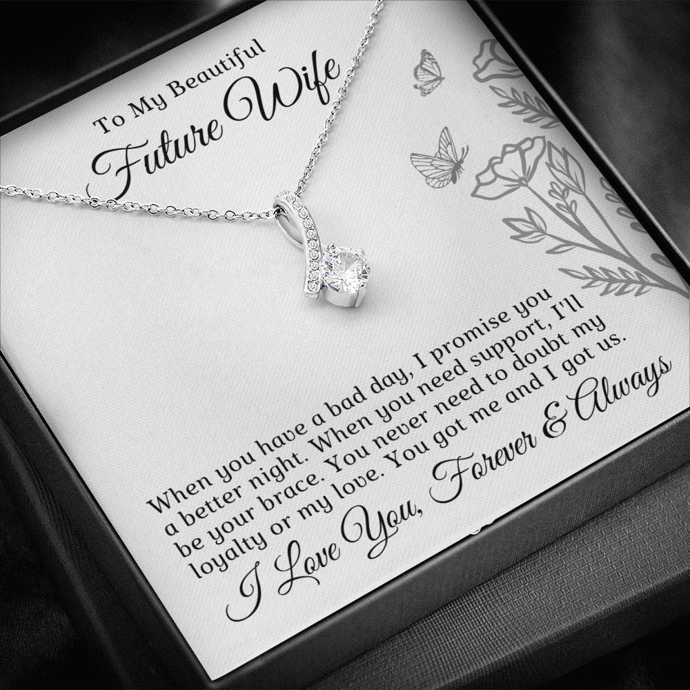 Future Wife, Mrs. Gift | I Love You Necklace 0733T7A