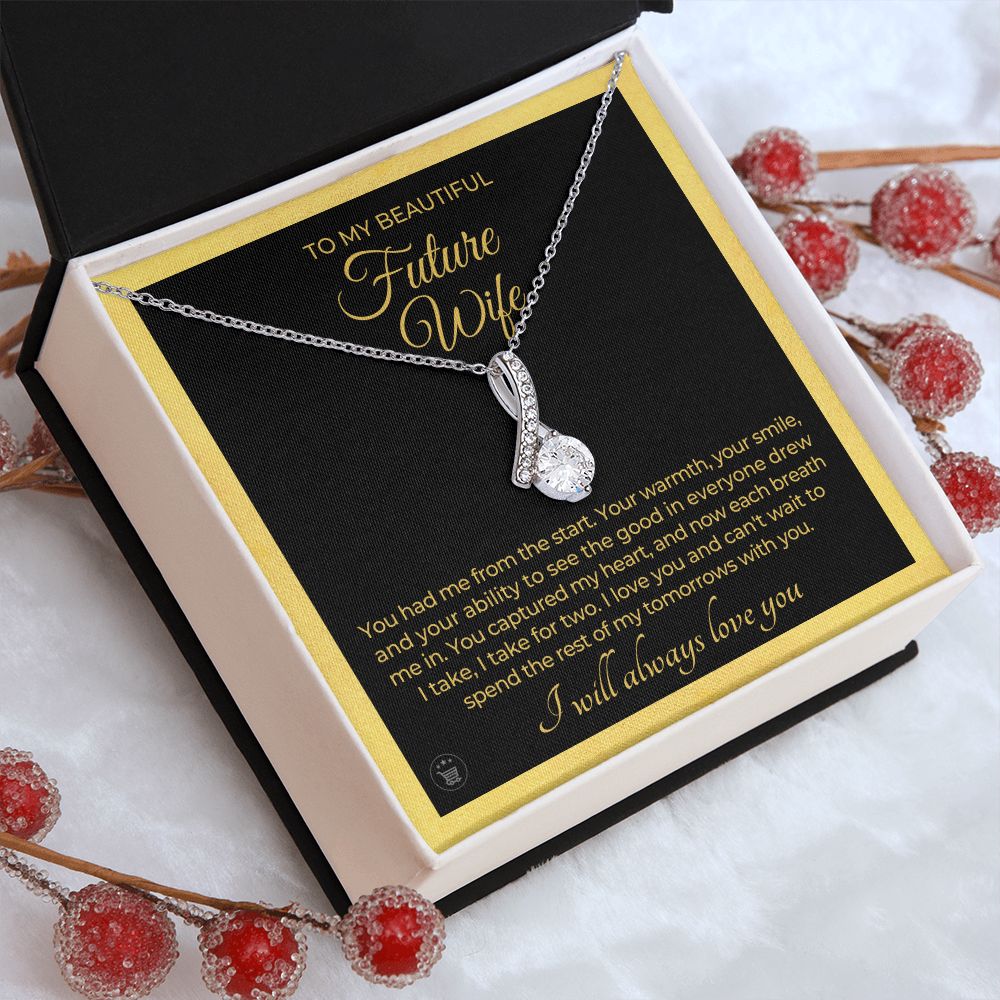 Future Wife, Mrs. Gift | Each Breath Necklace 0641T6