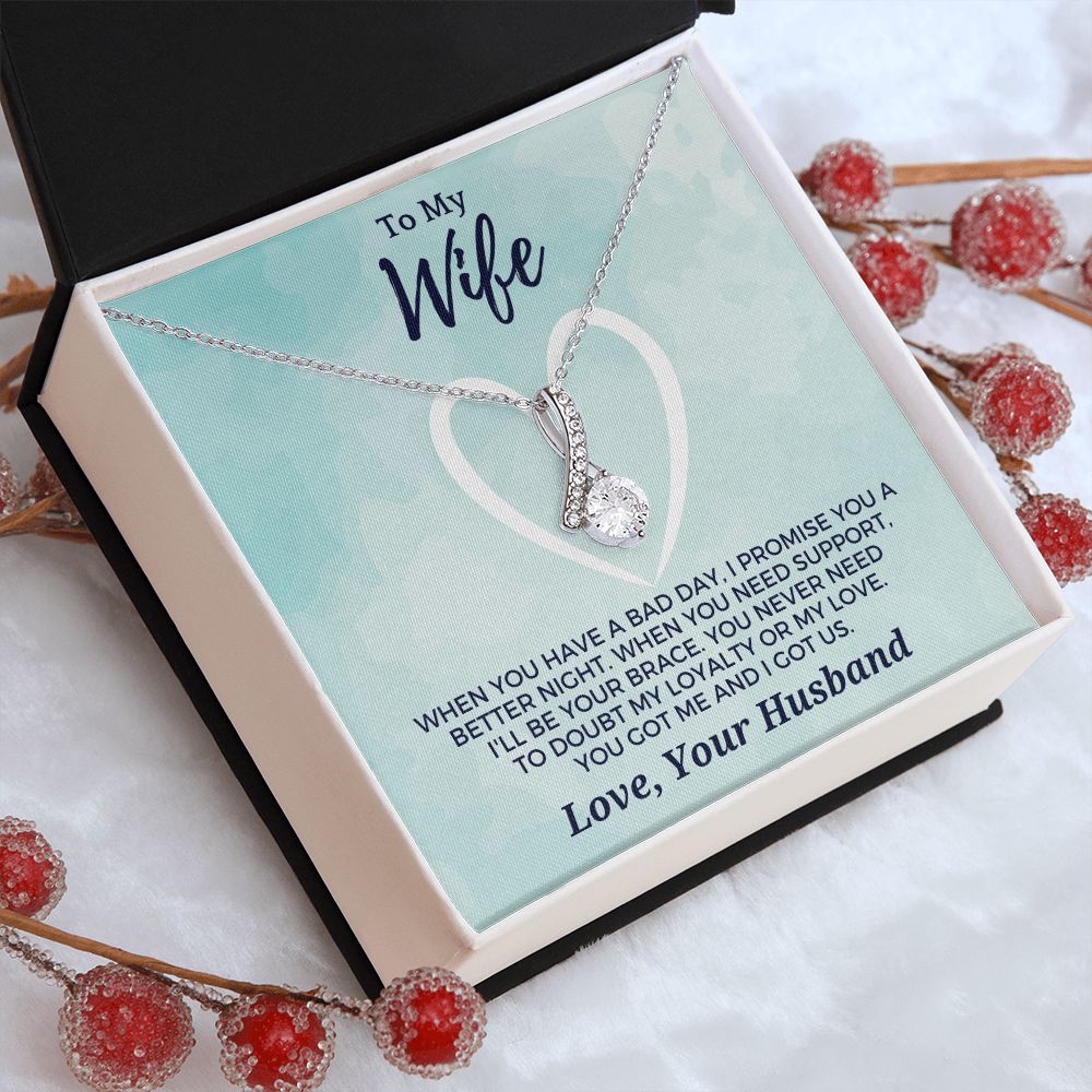 Future Wife, Mrs. Gift | I Love You Necklace 0733T9A