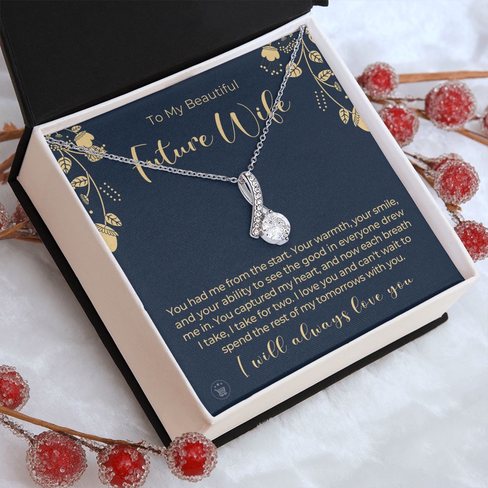 Future Wife, Mrs. Gift | Each Breath Necklace 0641T9