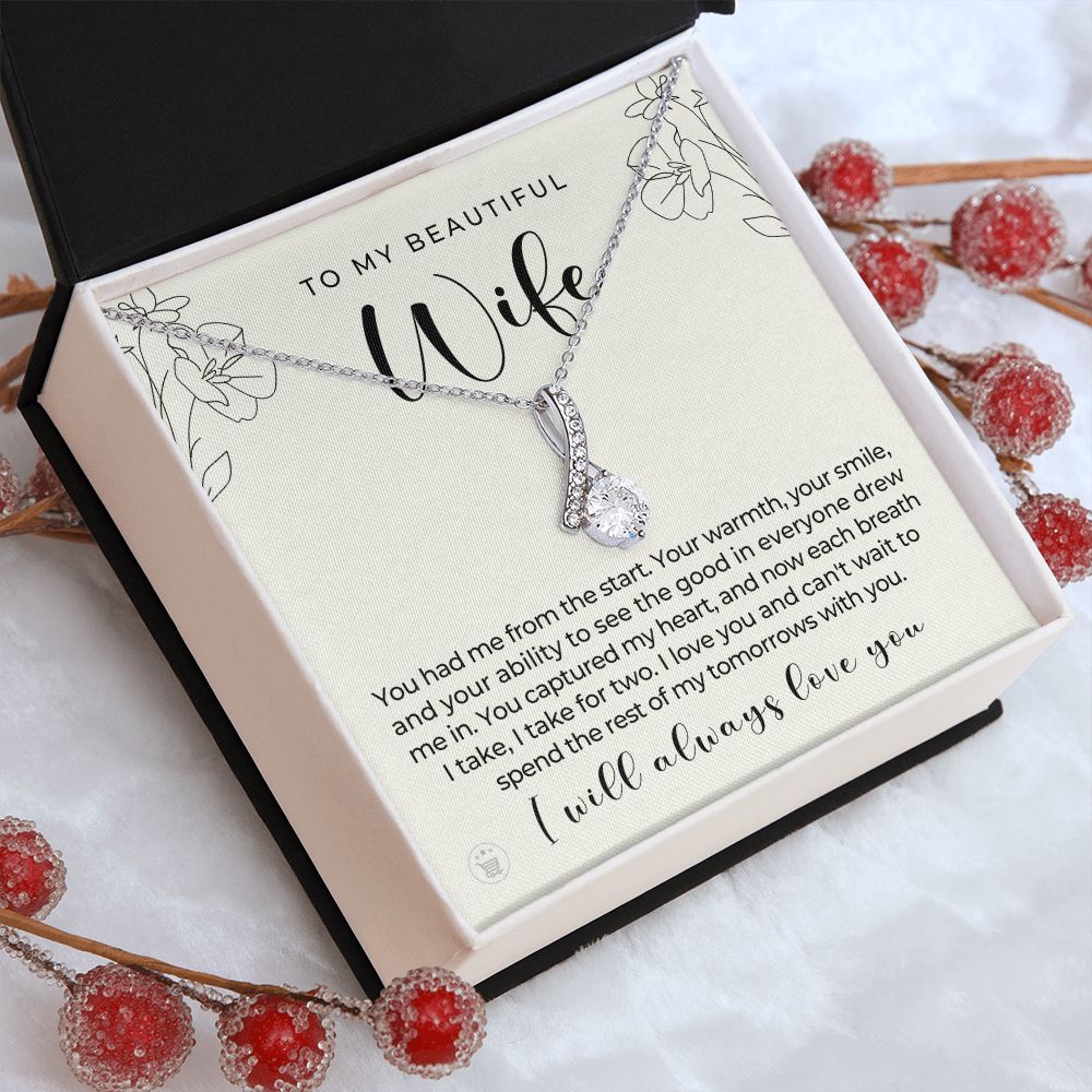 Gift For Wife | Each Breath Necklace 0642T8