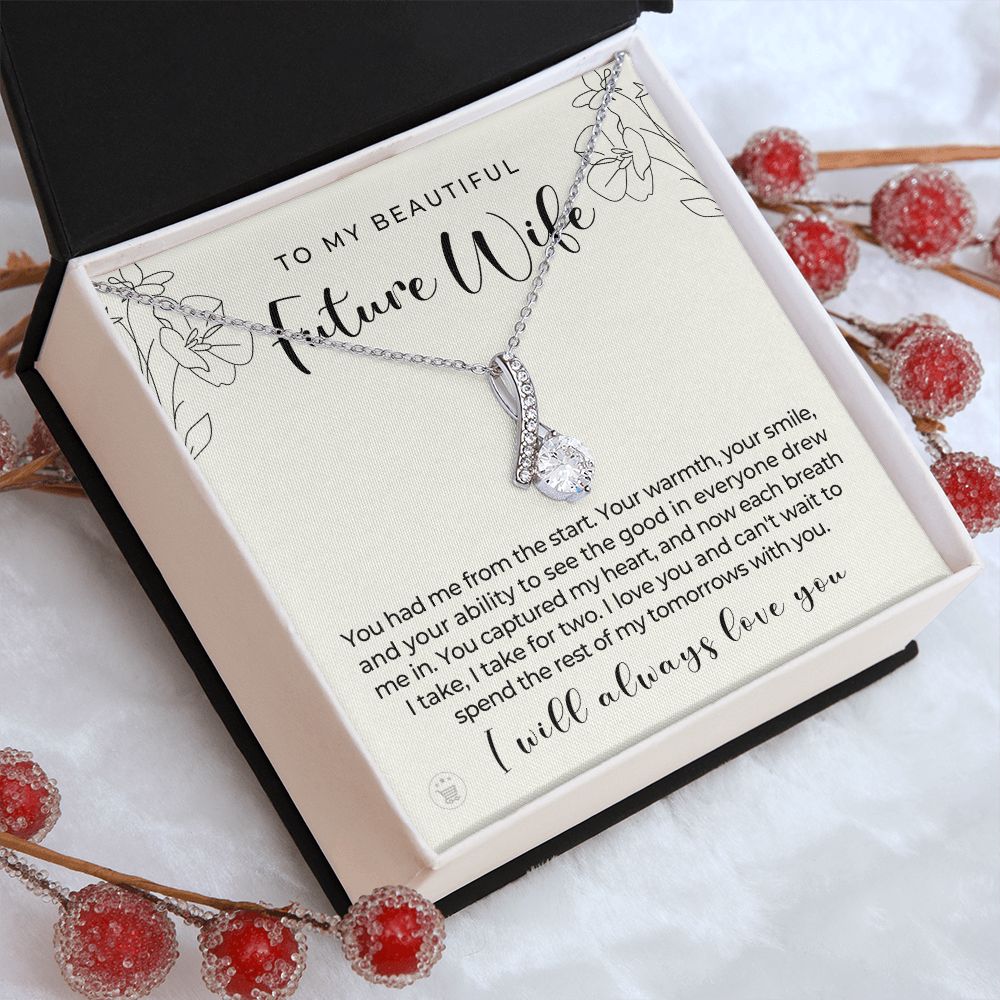 Future Wife, Mrs. Gift | Each Breath Necklace 0641T8