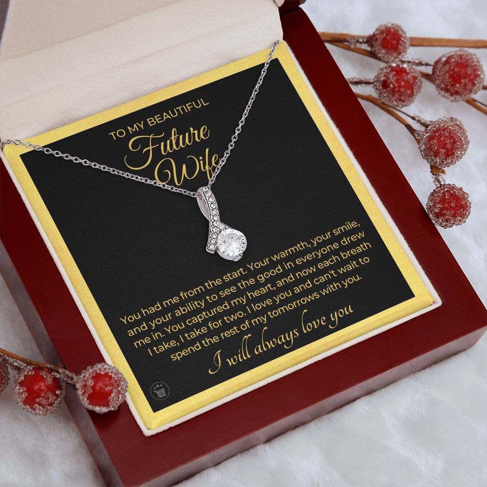 Future Wife, Mrs. Gift | Each Breath Necklace 0641T6