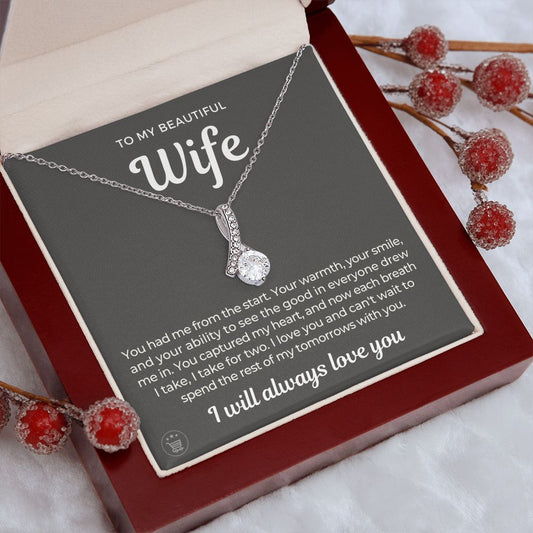 Gift For Wife | Each Breath Necklace 0642T3