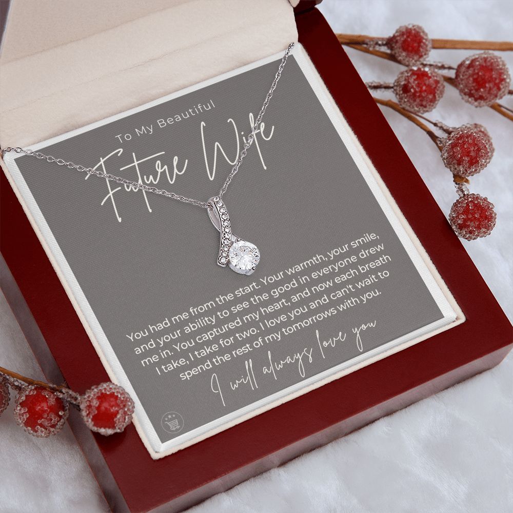 Future Wife, Mrs. Gift | Each Breath Necklace 0641T11