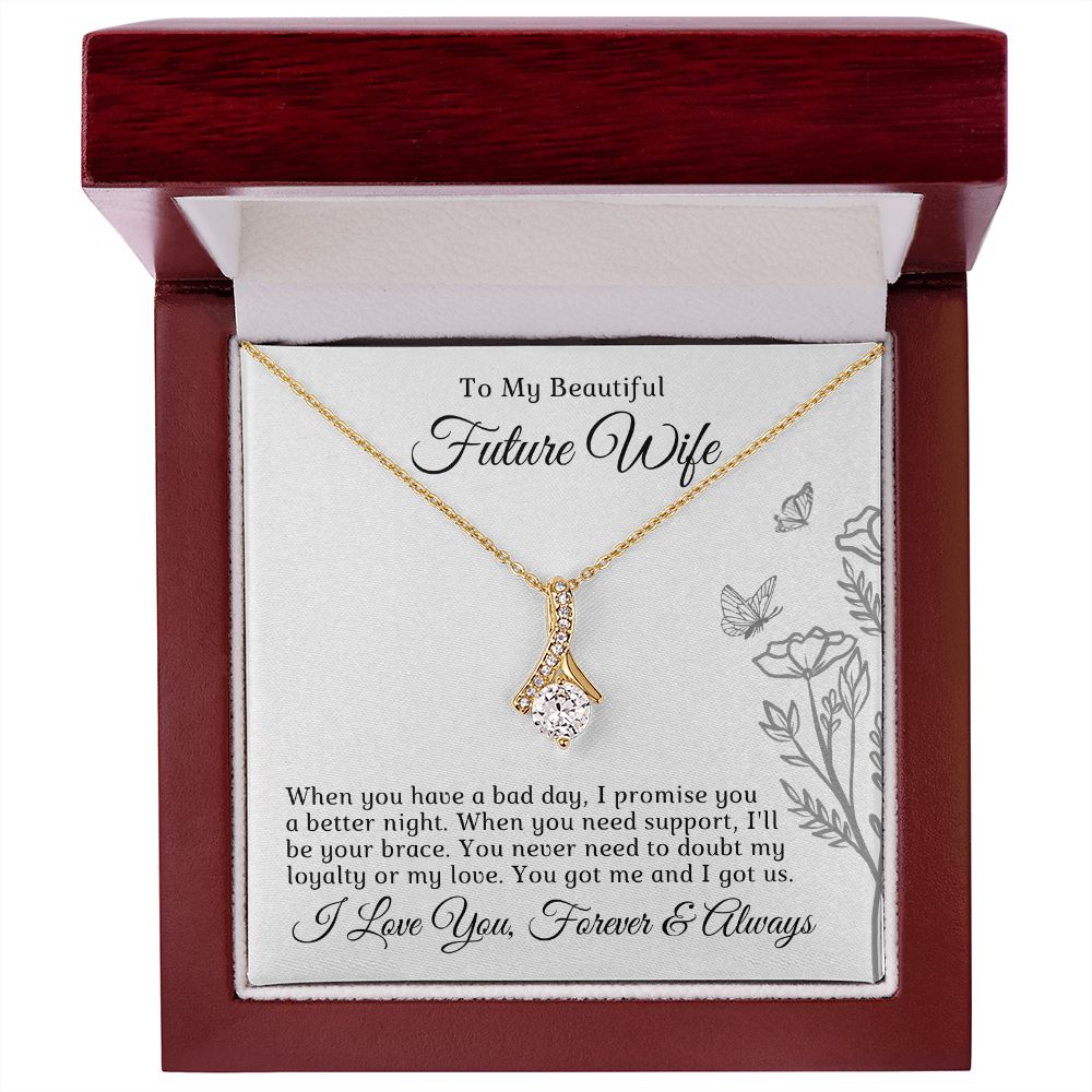 Future Wife, Mrs. Gift | I Love You Necklace 0733T7A