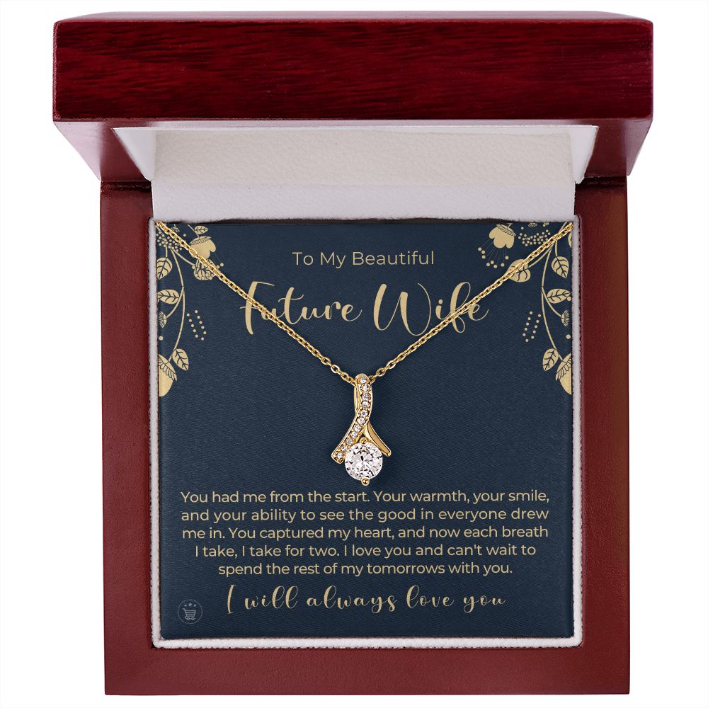 Future Wife, Mrs. Gift | Each Breath Necklace 0641T9