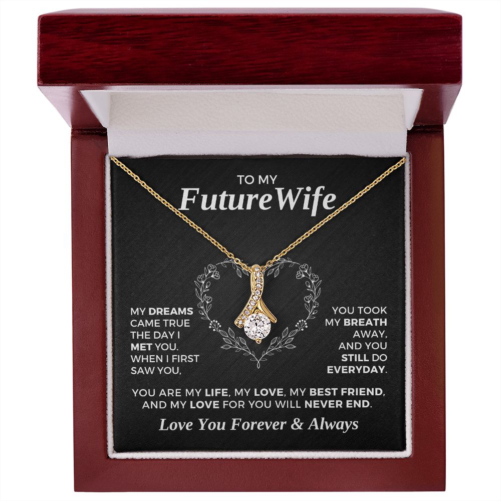Future Wife, Mrs. Gift | Dreams Came True Necklace 0743T6A
