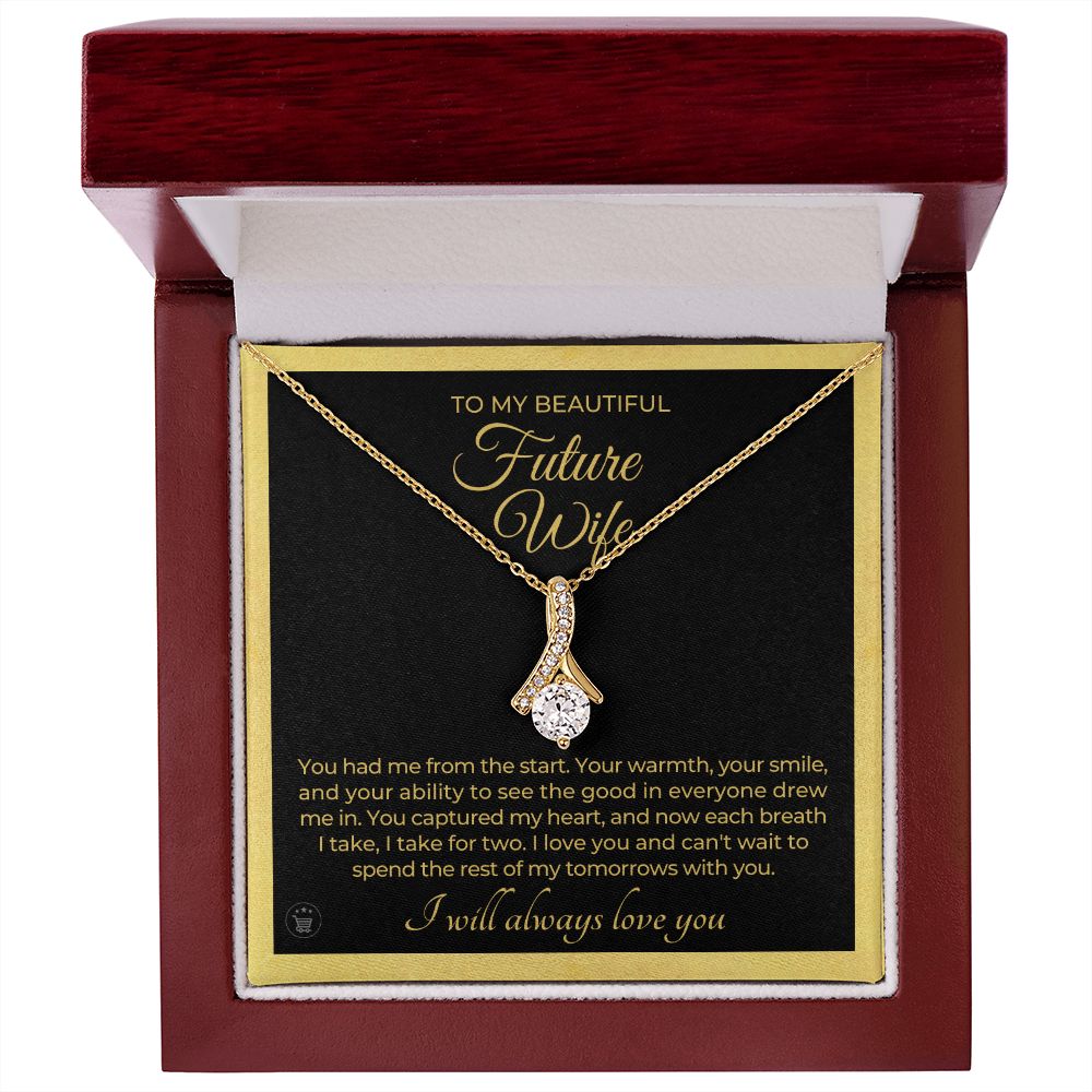 Future Wife, Mrs. Gift | Each Breath Necklace 0641T6