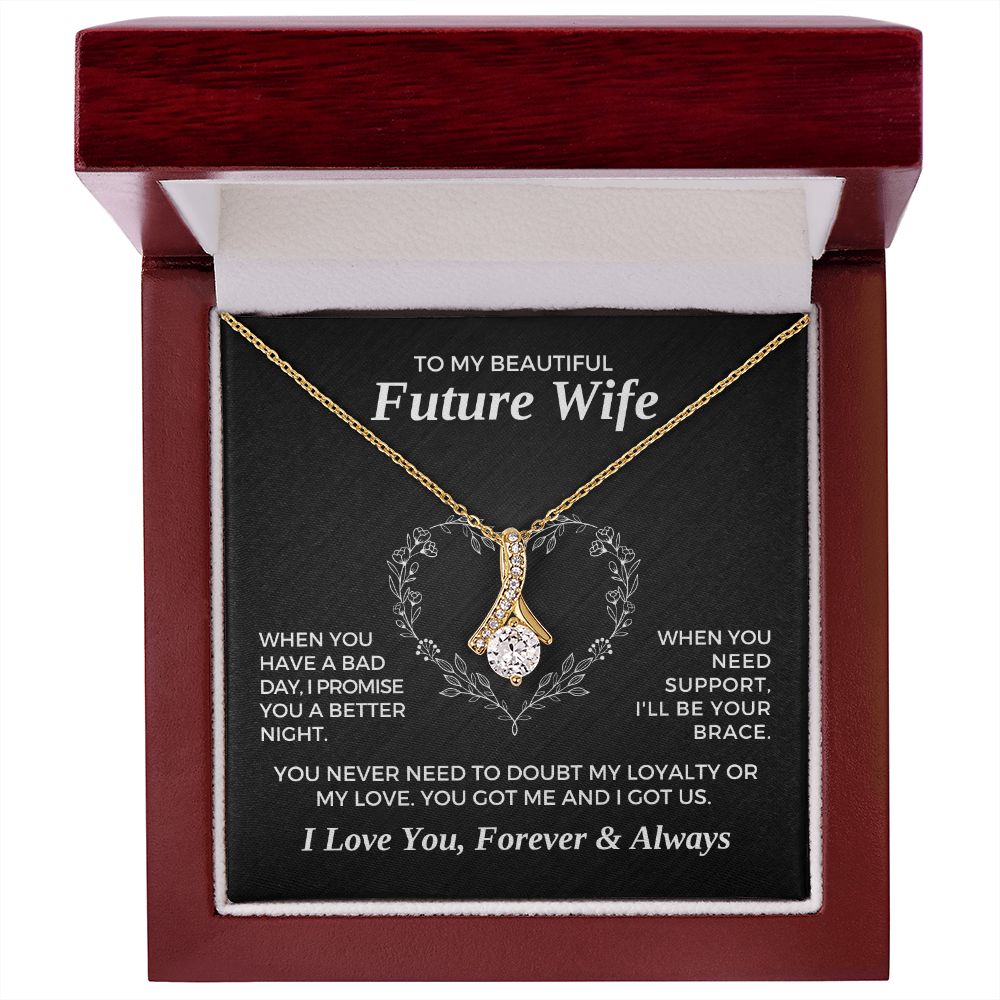 Future Wife, Mrs. Gift | I Love You Necklace 0733T6A