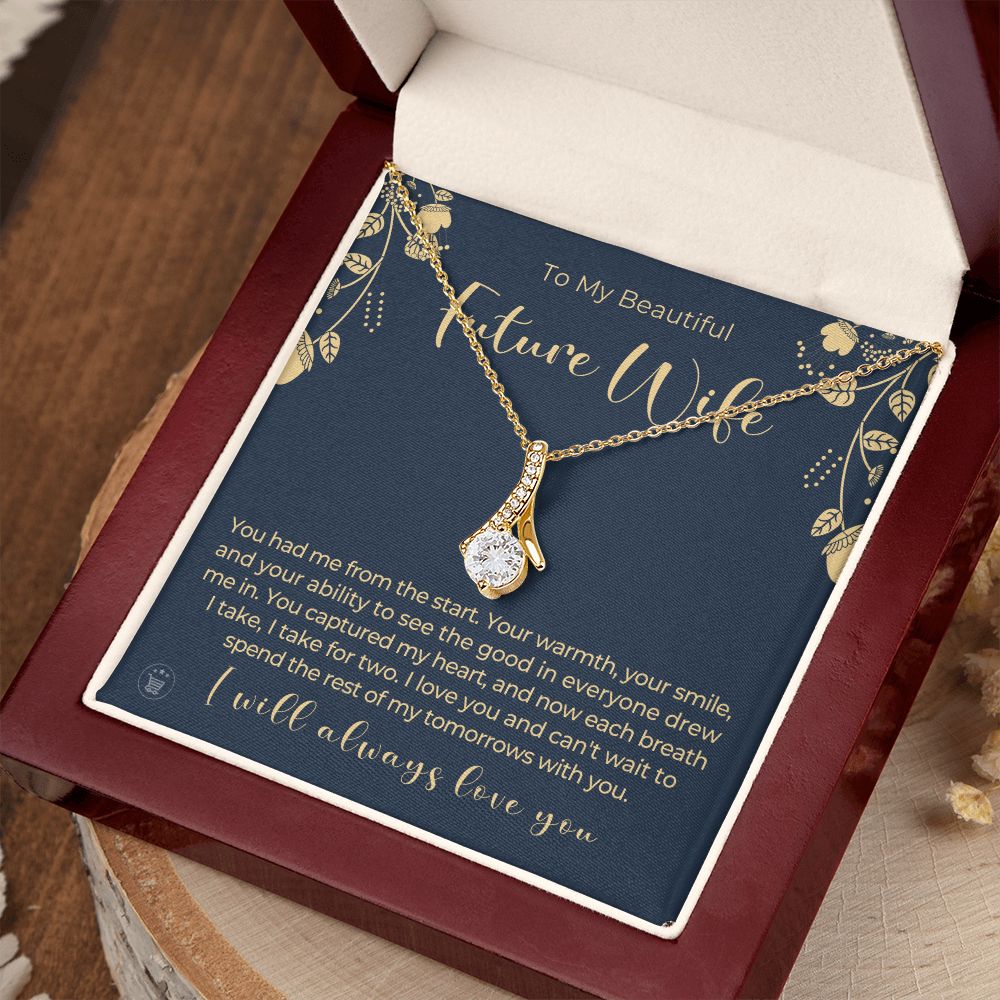 Future Wife, Mrs. Gift | Each Breath Necklace 0641T9