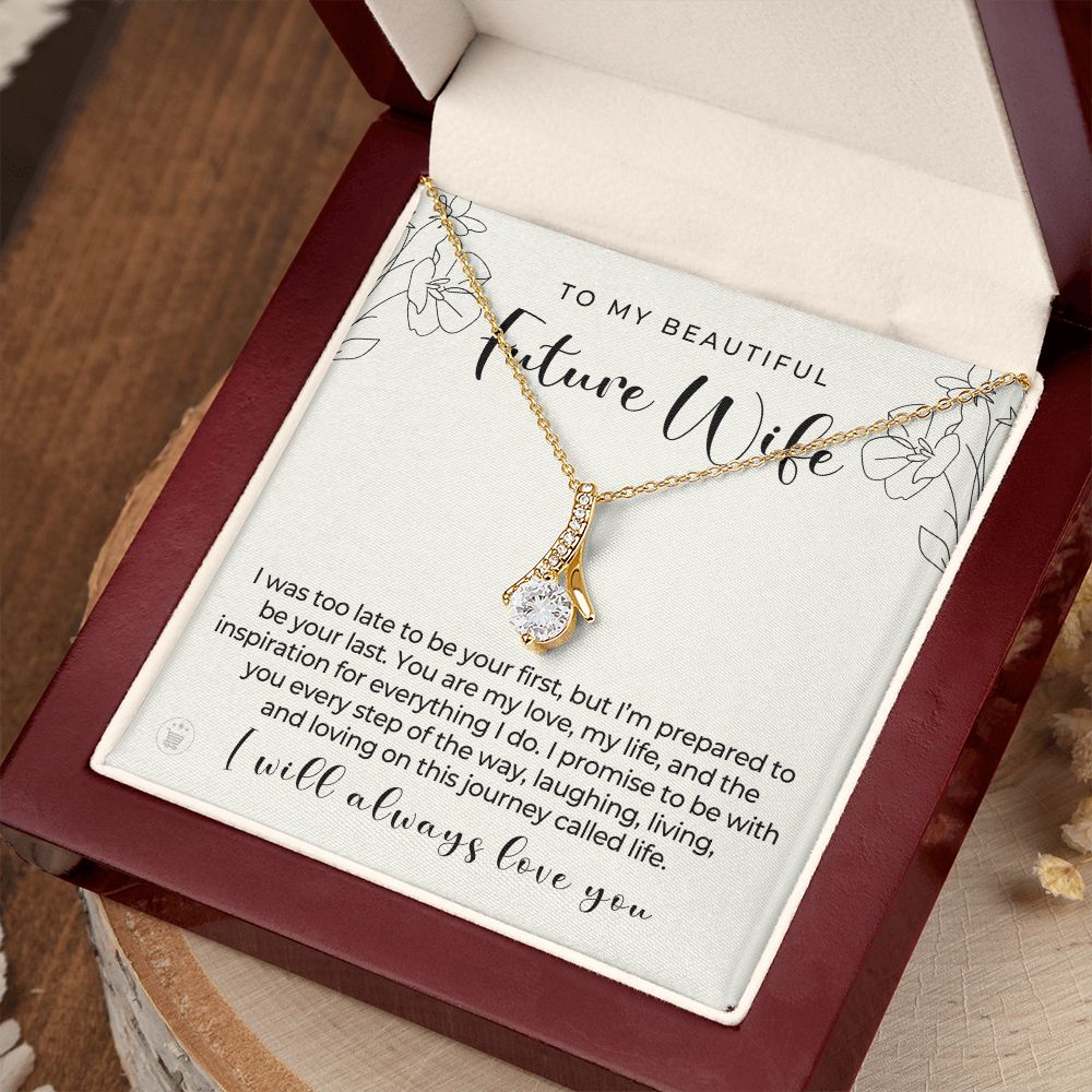 Future Wife, Mrs. Gift | Every Step Necklace 0644T8