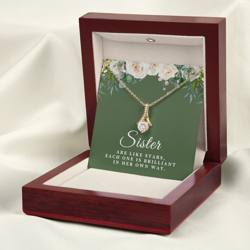 Sisters Are Like Stars Alluring Beauty Necklace 2222