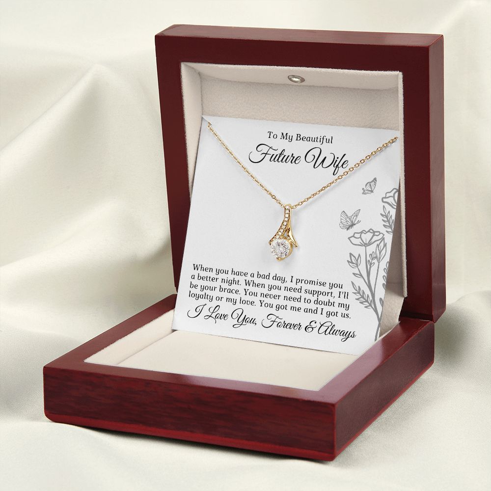Future Wife, Mrs. Gift | I Love You Necklace 0733T7A