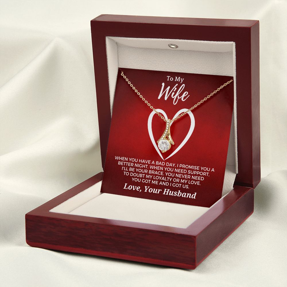 Future Wife, Mrs. Gift | I Love You Necklace 0733T8A
