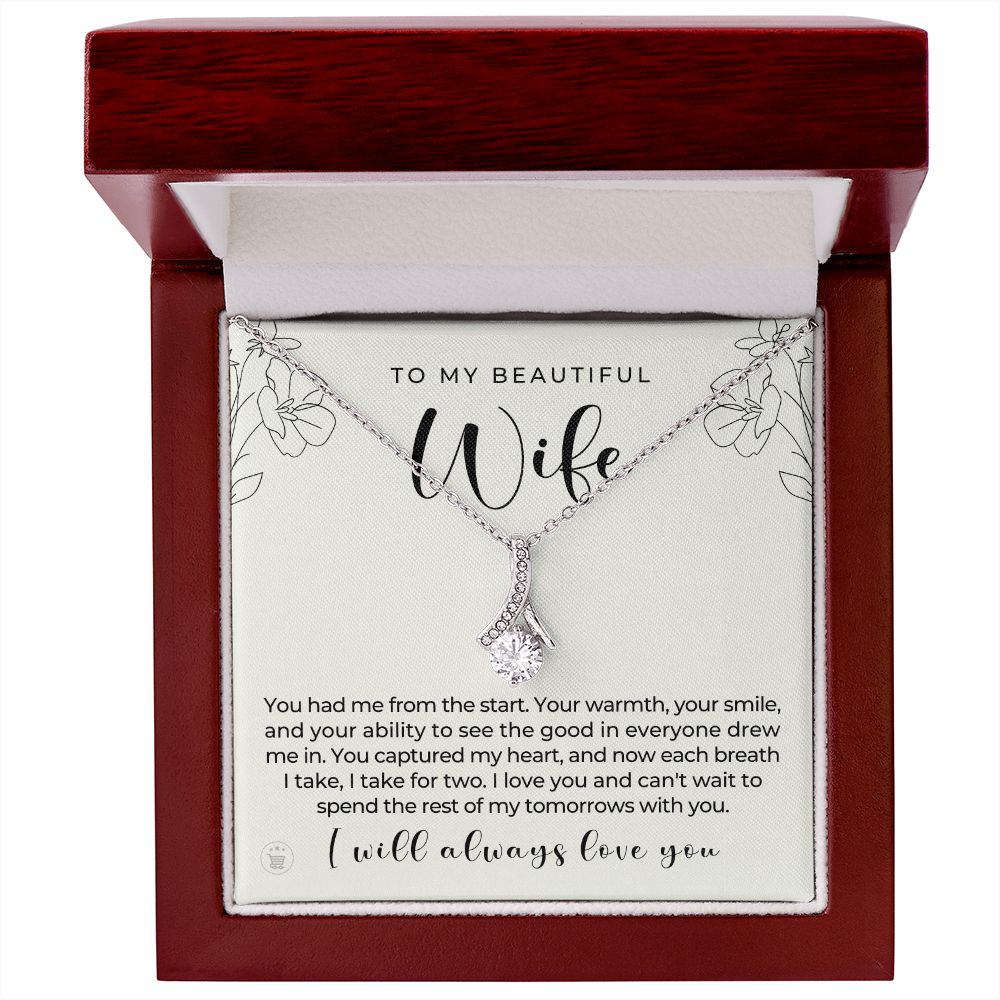 Gift For Wife | Each Breath Necklace 0642T8