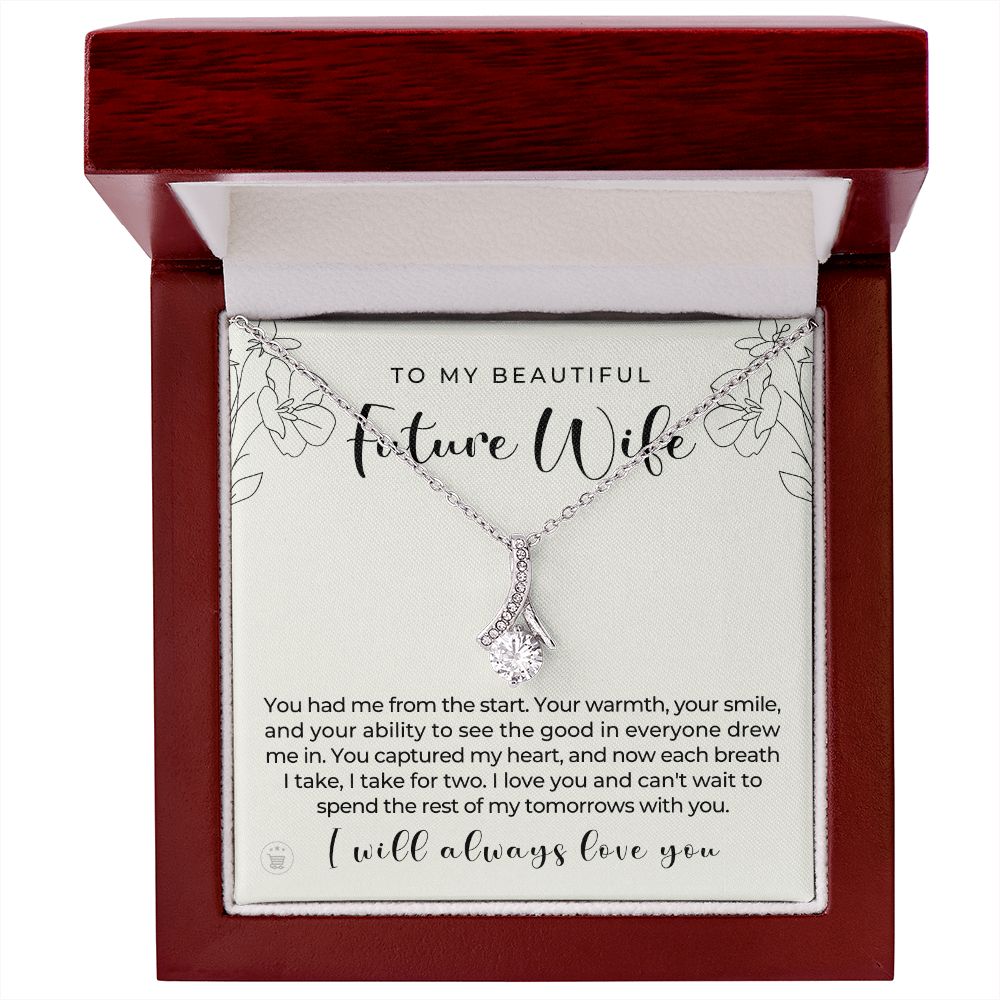Future Wife, Mrs. Gift | Each Breath Necklace 0641T8