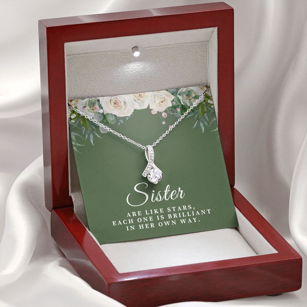 Sisters Are Like Stars Alluring Beauty Necklace 2222